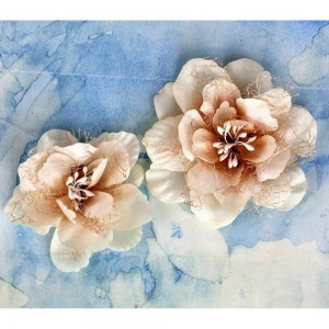 Almond Odette Fabric Flowers